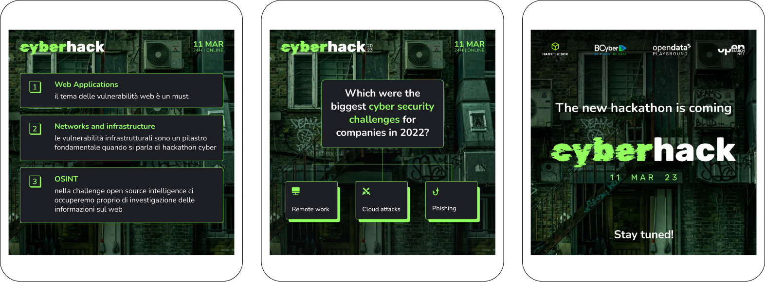 CyberHack, Instagram Post